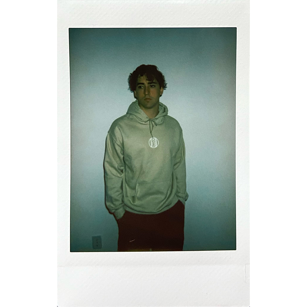 Nomad Tan Hoodie Polaroid Front